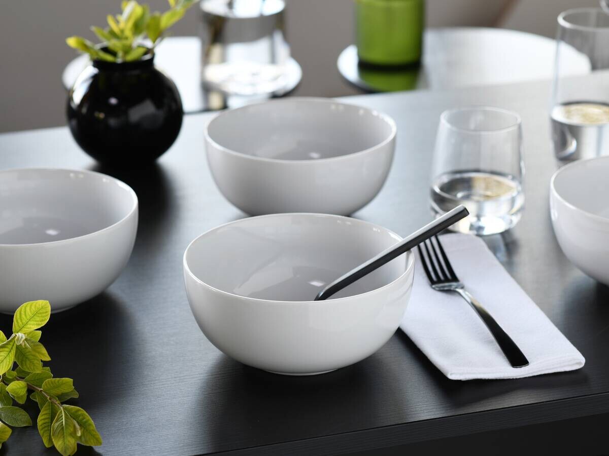 CreaTable Schüssel-Set Allround Weiss weiß Porzellan