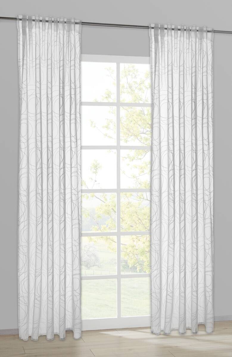 CASA CREATION Kombivorhang Ditos weiß B/L: ca. 135x245 cm