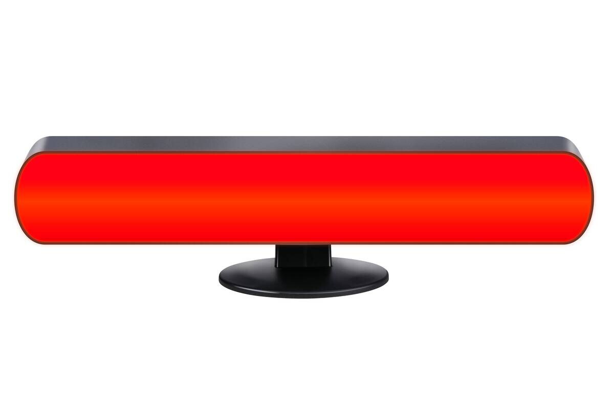 LED-Lichtleiste schwarz B/H/L: ca. 3x6x27 cm