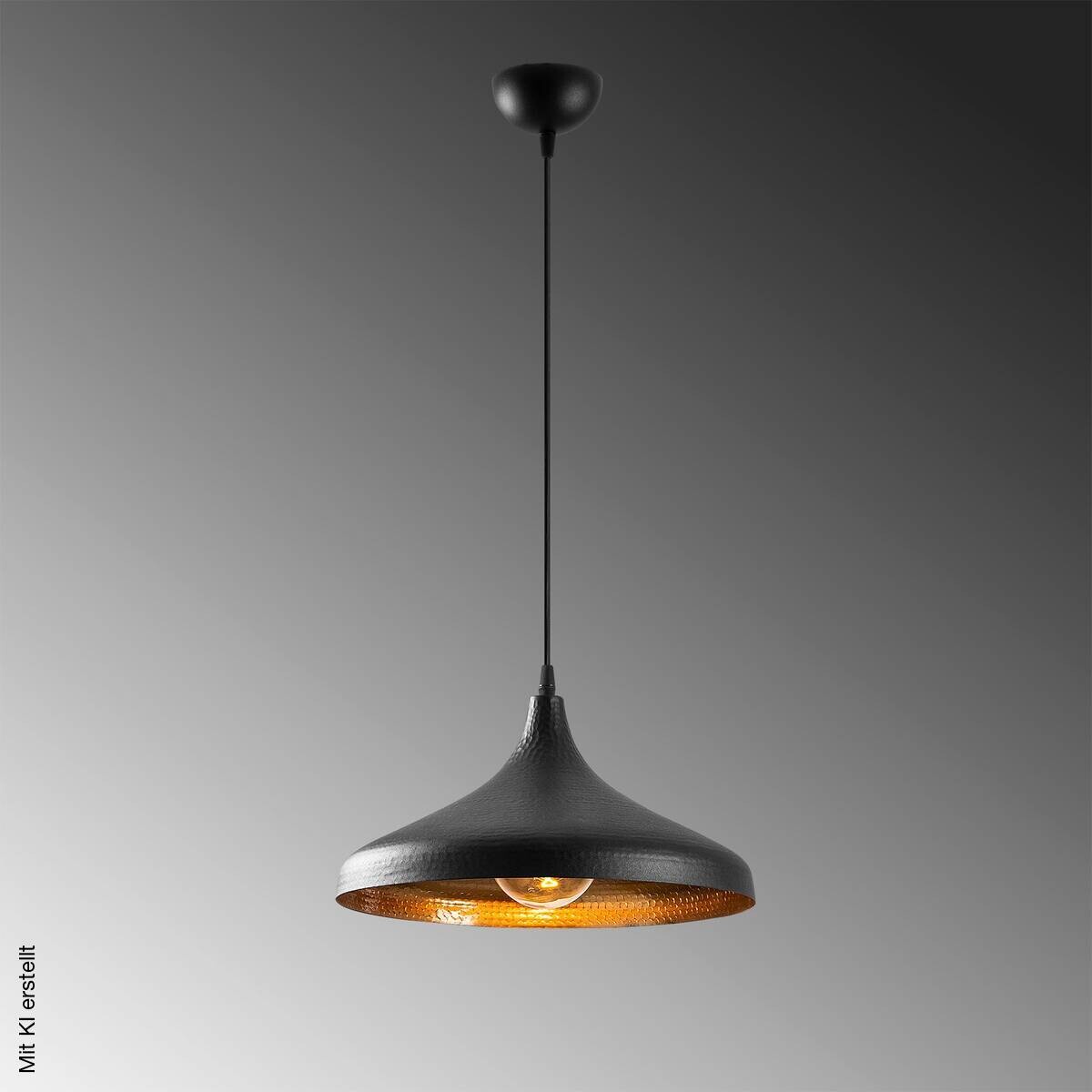Opviq Pendelleuchte Tattoo-2641 schwarz B/H/T/L/D: ca. 36x118x36x36x36 cm E27 1 Brennstellen