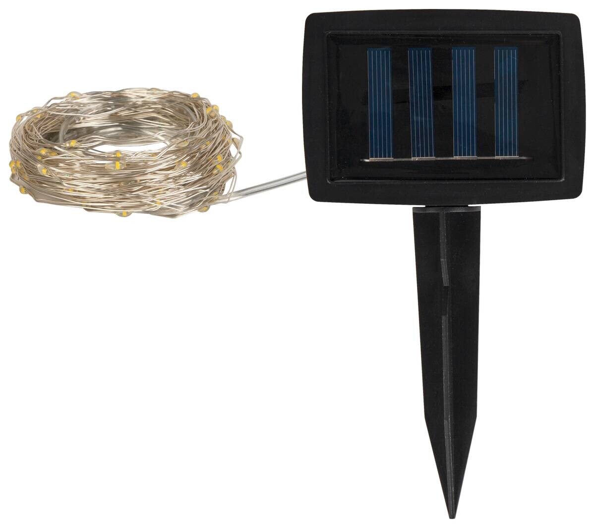 Solarlichterkette Kupferdraht 2 m Kunststoff L: ca. 200 cm