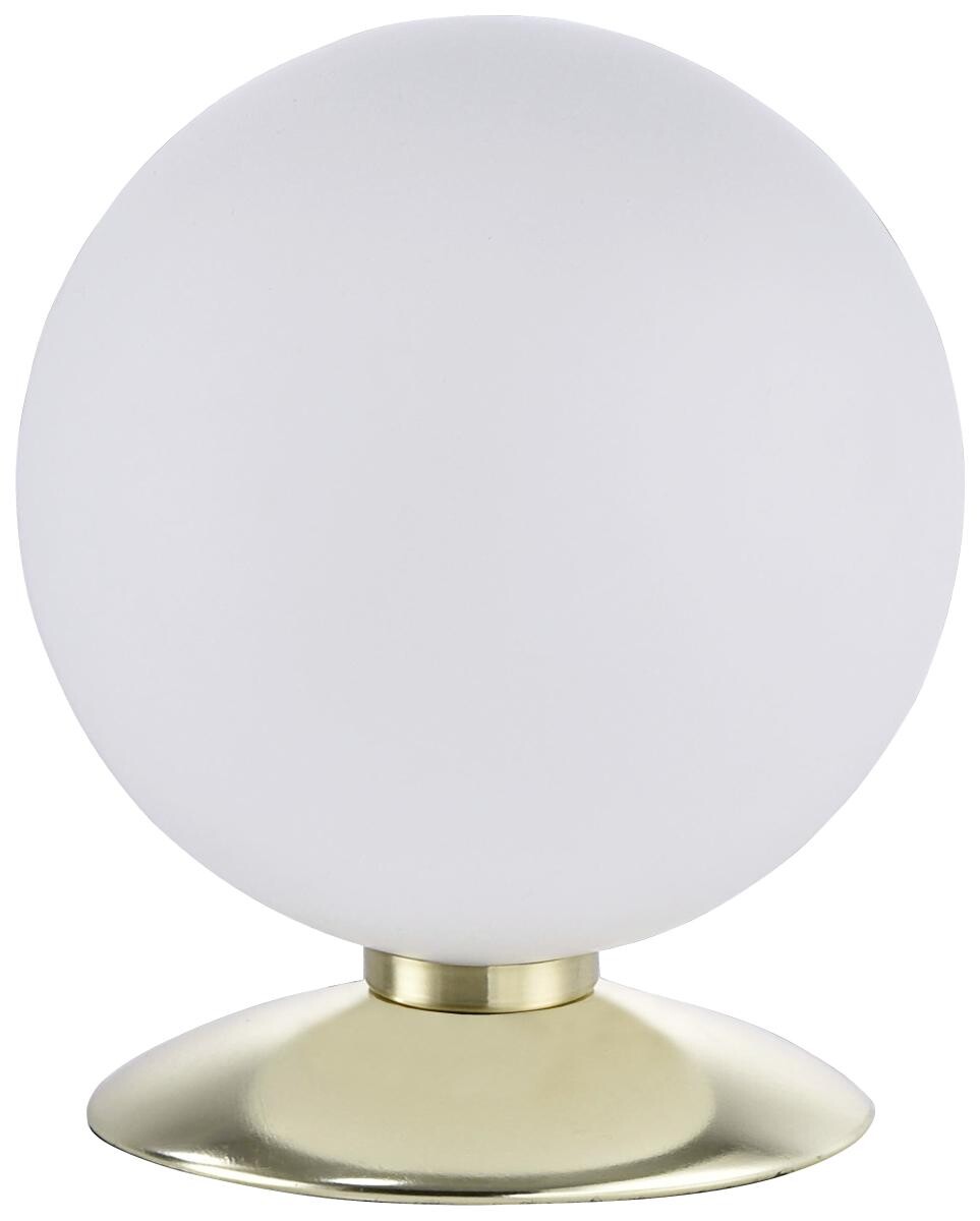 Paul Neuhaus Tischleuchte Bubba weiß Metall Glas H/D: ca. 17x15 cm G9 1 Brennstellen