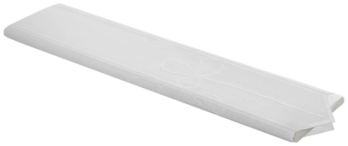 Scheibengardinen-Meterware weiß H: ca. 90 cm