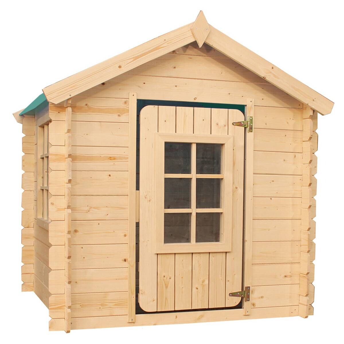 Timbela Kinderspielhaus M570Z natur B/H/L: ca. 114x121x111 cm