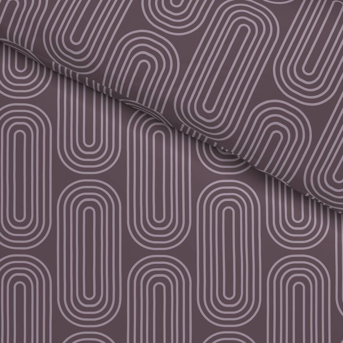 Sensation Microfaser Bettwäsche bordeaux 100% Polyester B/L: ca. 135x200 cm