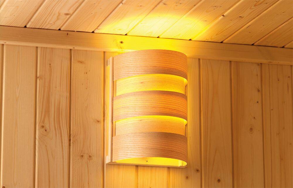 Karibu Sauna Seppel Eck natur B/H/T: ca. 196x187x196 cm