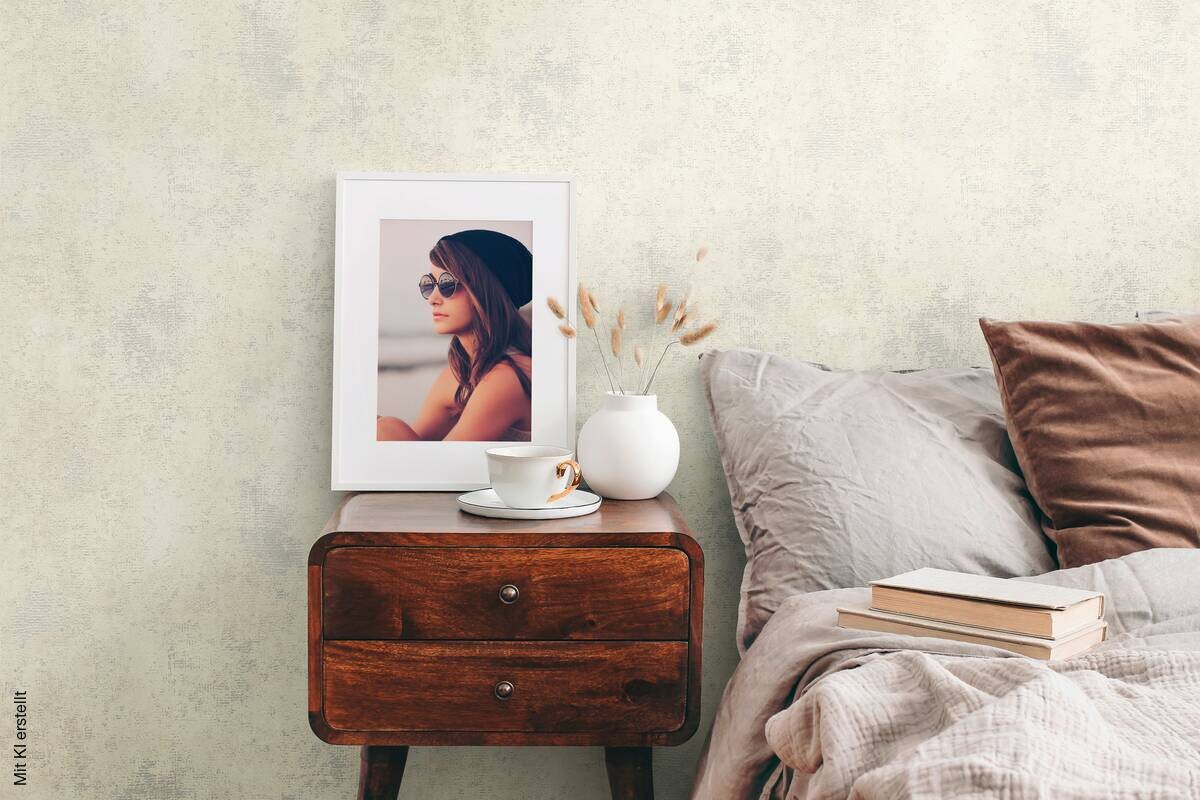 A.S.Creation Vliestapete weiß creme B/H/D: ca. 53x1005x8,9 cm