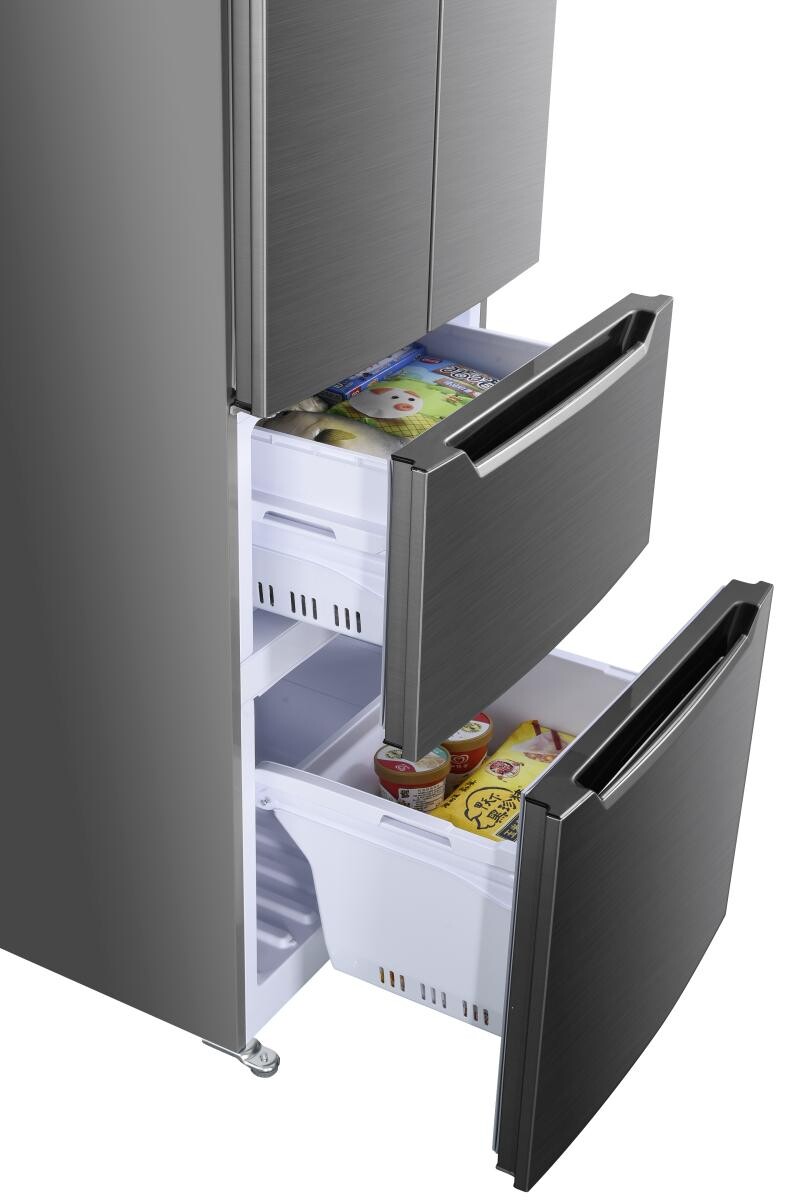 Wolkenstein Kühl-/Gefrierkombination FD351.4A++ Inox B/H/T: ca. 64x186x69 cm