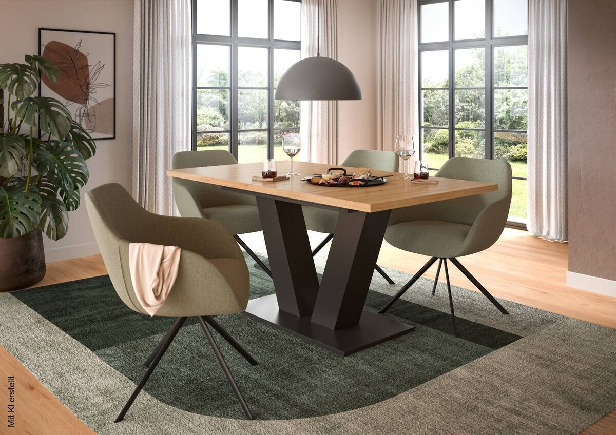 Esstisch Motion Artisan Nachbildung B/H/T: ca. 150x76x80 cm