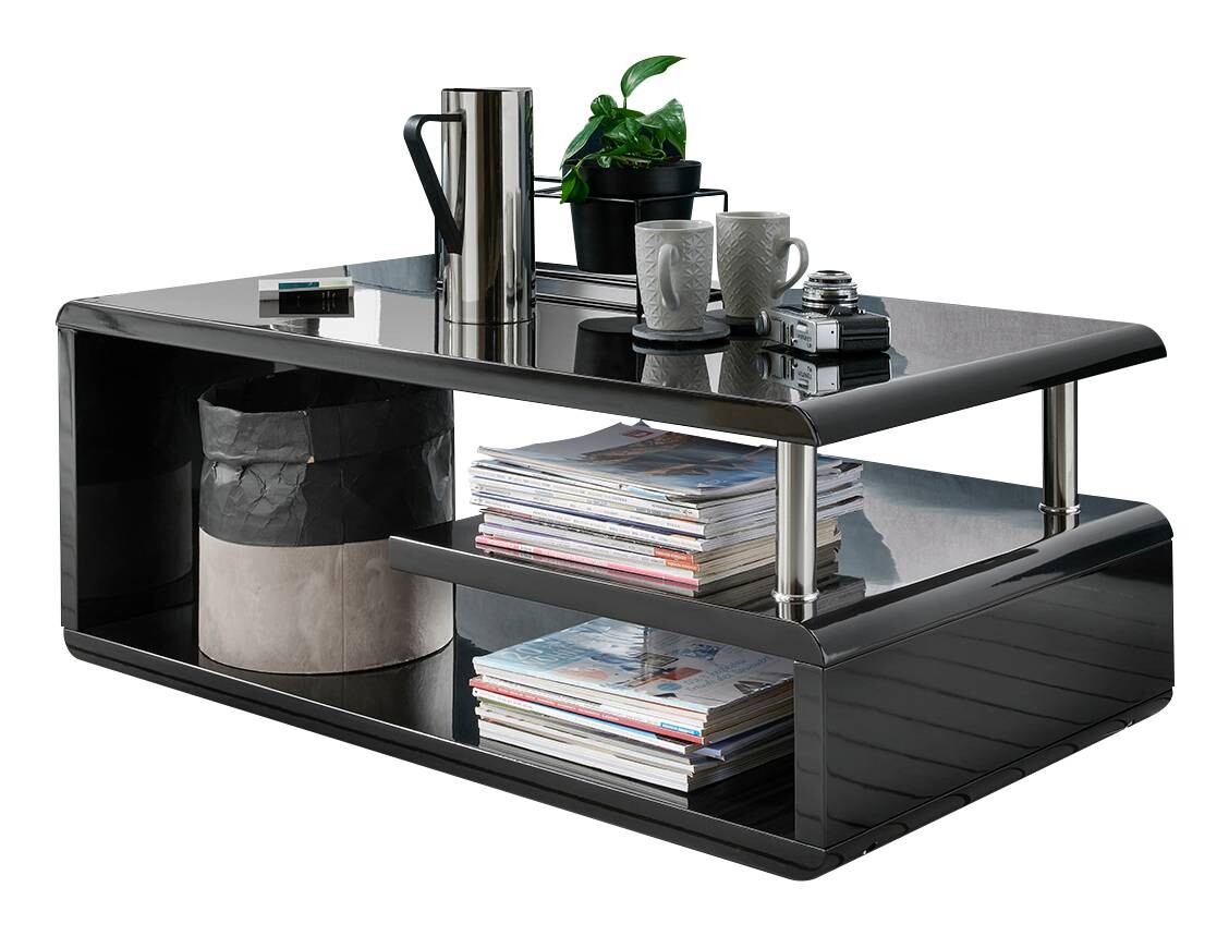 Couchtisch Pico schwarz Hochglanz B/H/T: ca. 110x42x60 cm