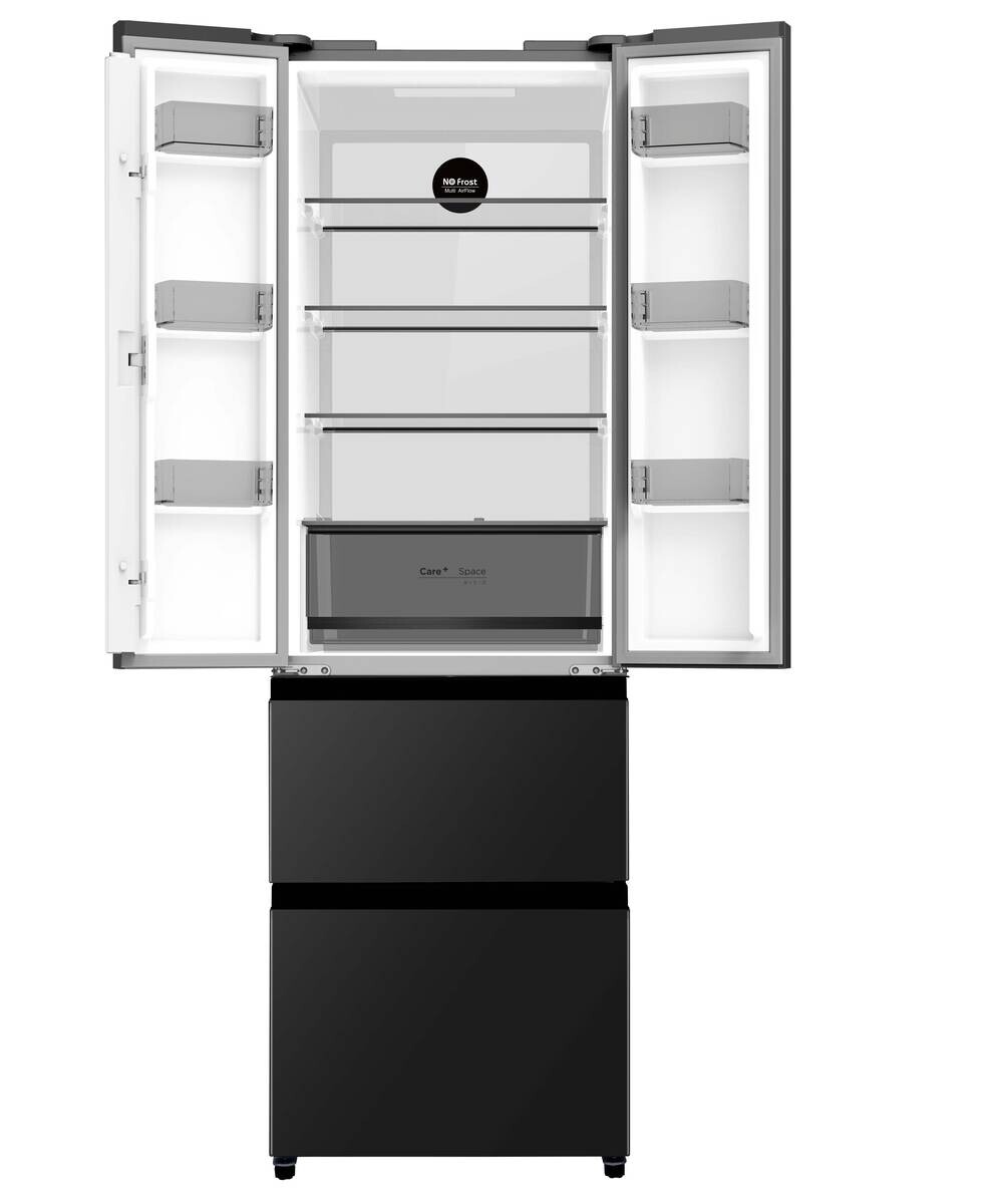POCOline French-Door Kühl-/Gefrierkombination MD191-400ESNF schwarz B/H/T: ca. 60x190,8x63,8 cm