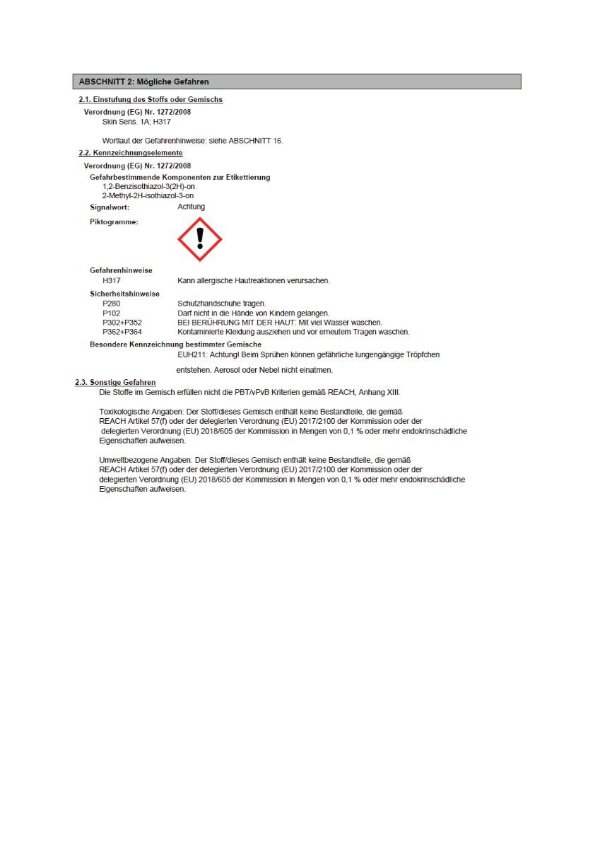 POCOline Raumfarbe Feste Farbe weiß ca. 2,5 l