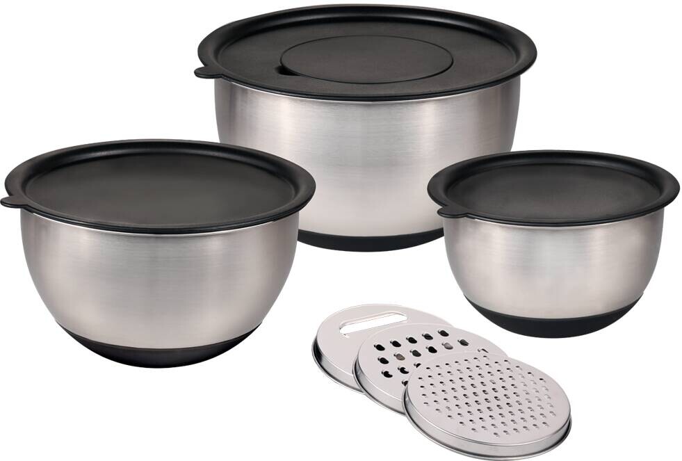 Kesper Rührschüssel silber Kunststoff B/H/L: ca. 26x13,5x26 cm