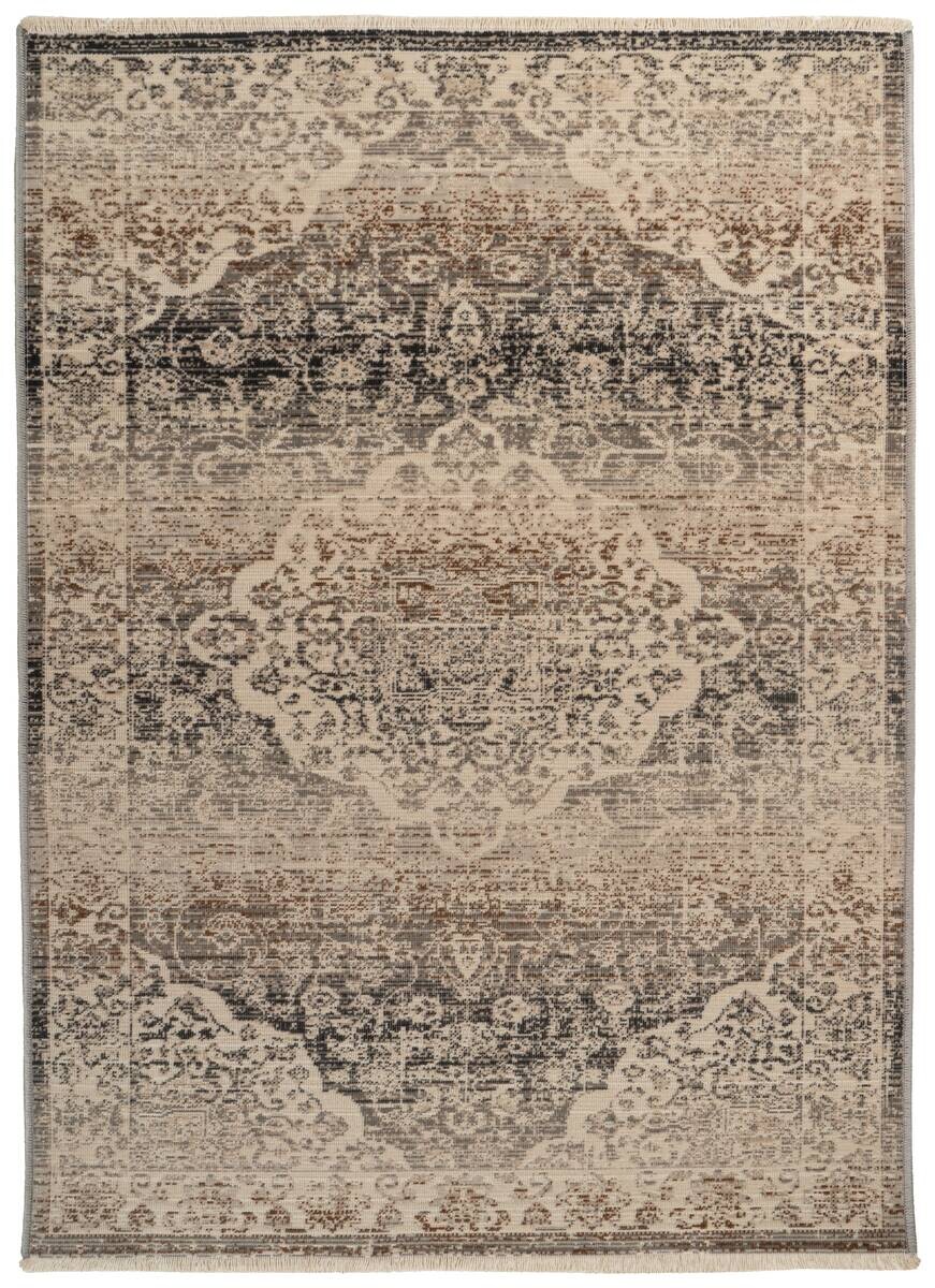 Kayoom Kurzflorteppich Charin 725 beige B/H/L: ca. 160x0,35x230 cm