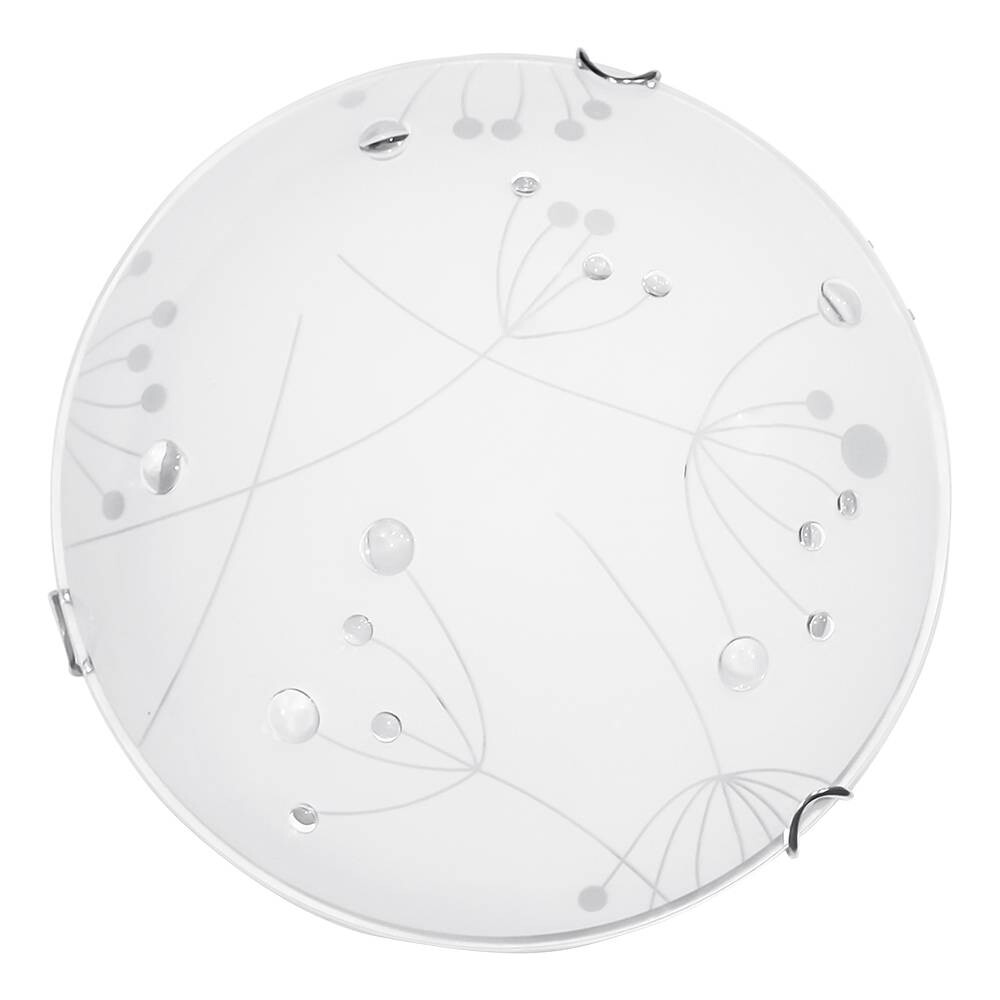 SPOT Light Deckenleuchte Maryland weiß Chrom Glas Metall H/D: ca. 11x50 cm