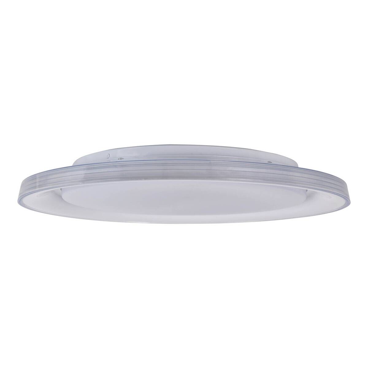 Näve Leuchten LED-Deckenleuchte weiß Metall Kunststoff B/H/T/D: ca. 50,5x7,5x50,5x50,5 cm