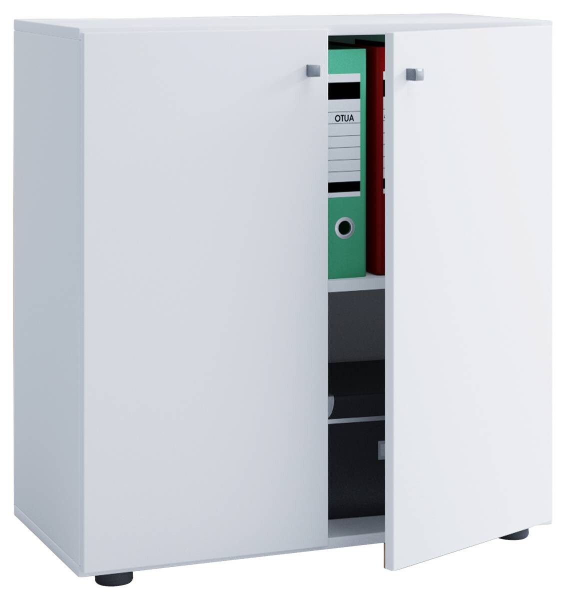 Büroschrank Lona L weiß B/H/T: ca. 70x74x39 cm