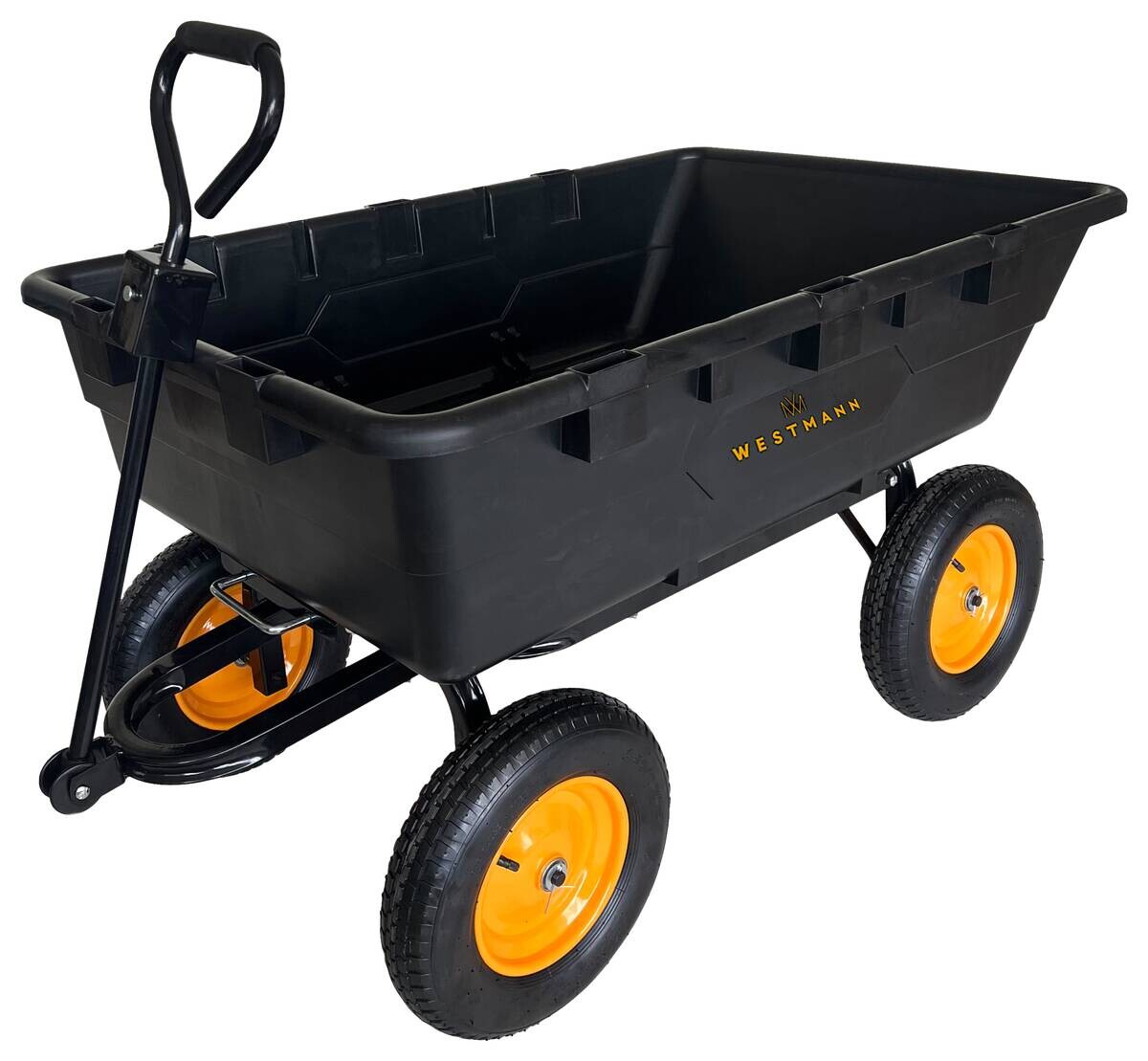 Westmann Schubkarre Prakta schwarz B/H/L: ca. 108x83x145 cm