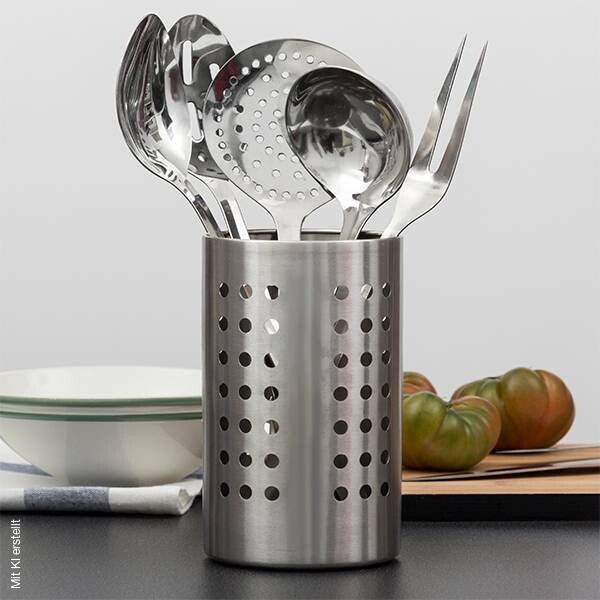 Küchenhelferset silber Edelstahl