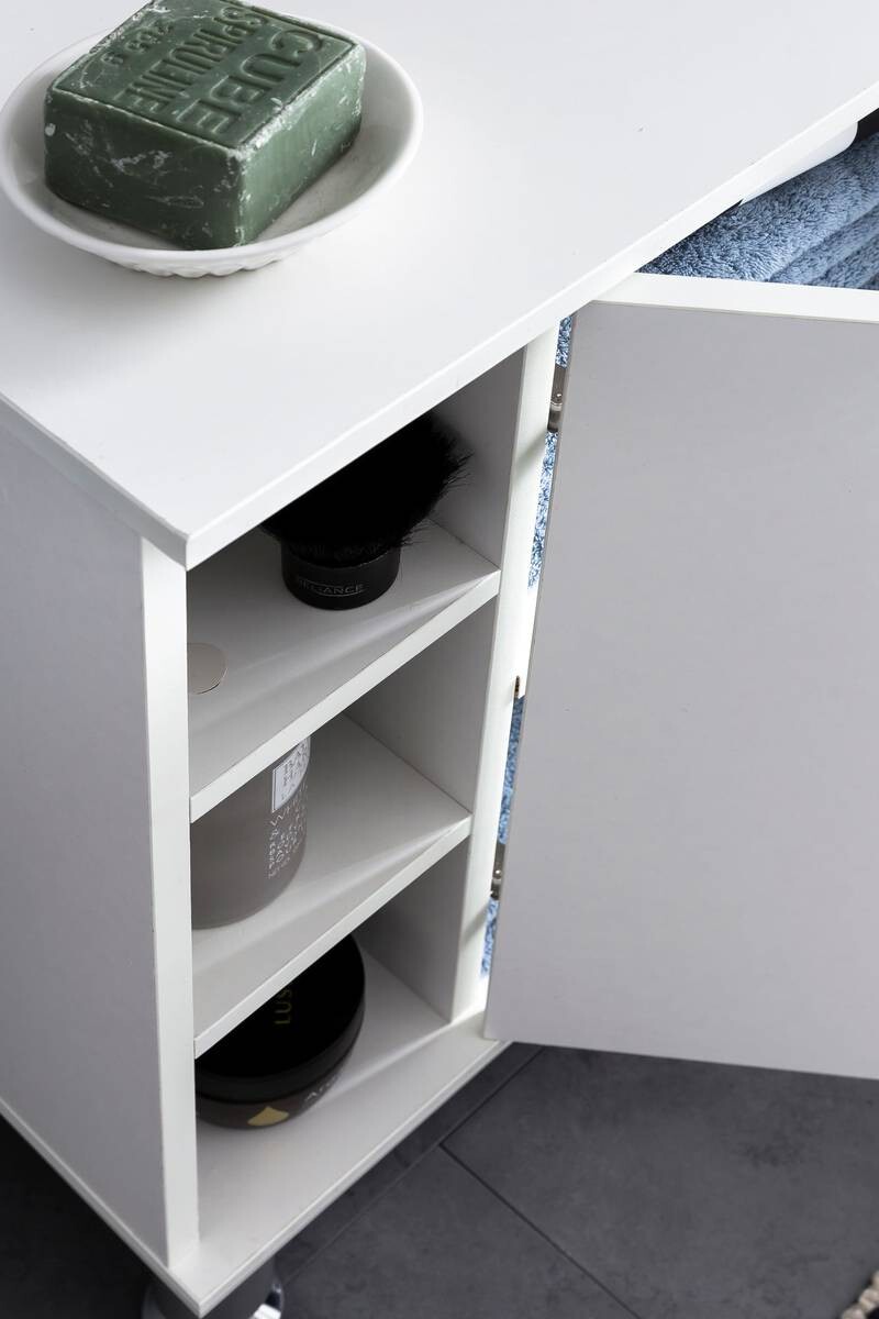 Waschbeckenunterschrank weiß B/H/T: ca. 32x64x60 cm