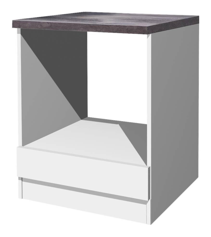 Flex-Well Herdumbauschrank Lucca weiß matt B/H/T: ca. 60x85x60 cm