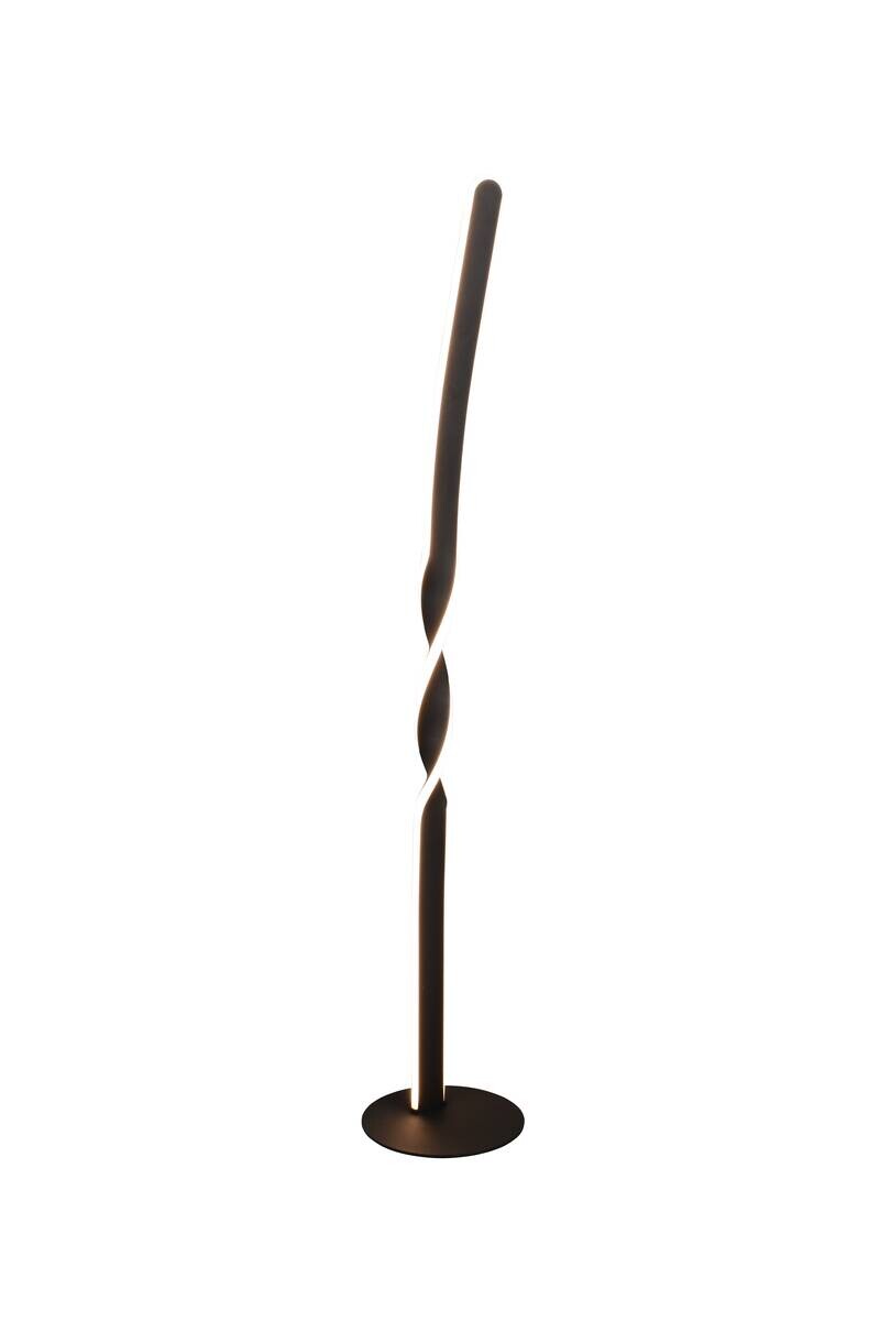 Reality Stehlampe Ginko mattschwarz Metall B/H/T: ca. 2x11x21,5 cm 1 Brennstellen