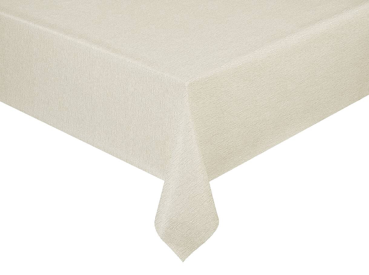 Milano Abwaschbarer Tischbelag Leinenoptik beige B: ca. 140 cm | beige