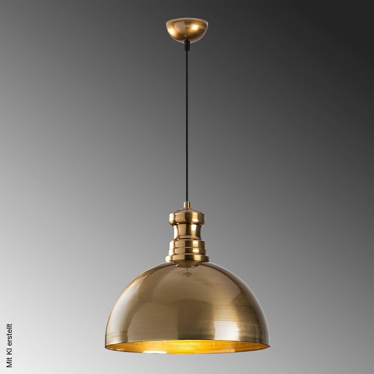 Opviq Pendelleuchte Berceste gold Metall B/H/T/L/D: ca. 40x134x40x40x40 cm E27 1 Brennstellen