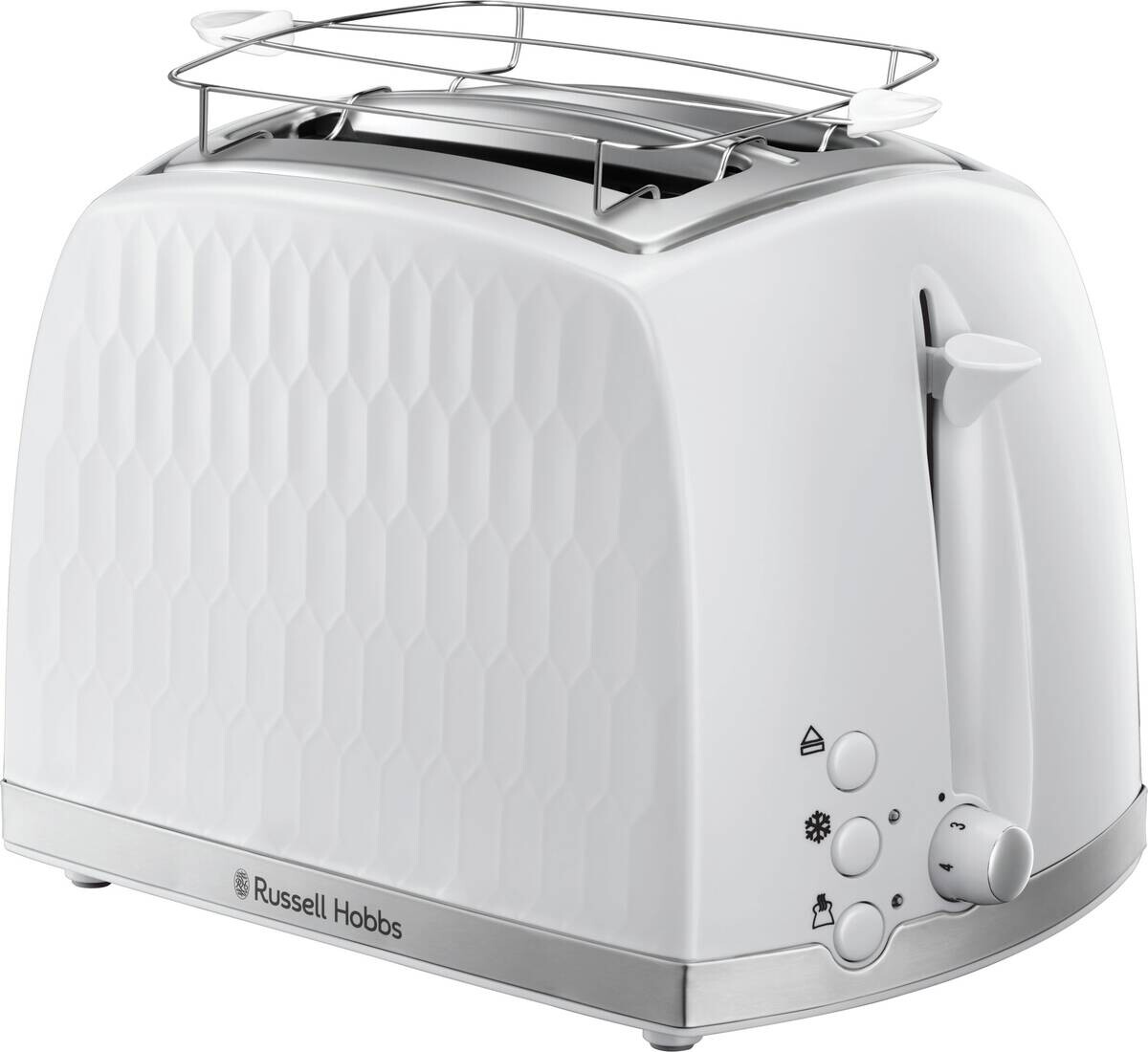 Russel Hobbs Toastautomat 26060-56 weiß Kunststoff Edelstahl B/H/L: ca. 18,2x22,1x27 cm