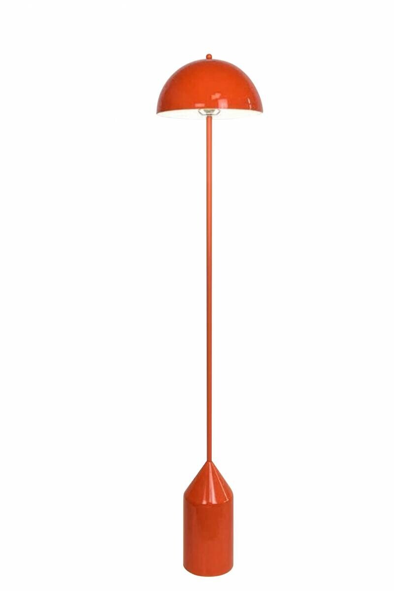 Opviq Stehlampe orange Metall B/H/T/L/D: ca. 40x160x40x40x40 cm E27 1 Brennstellen