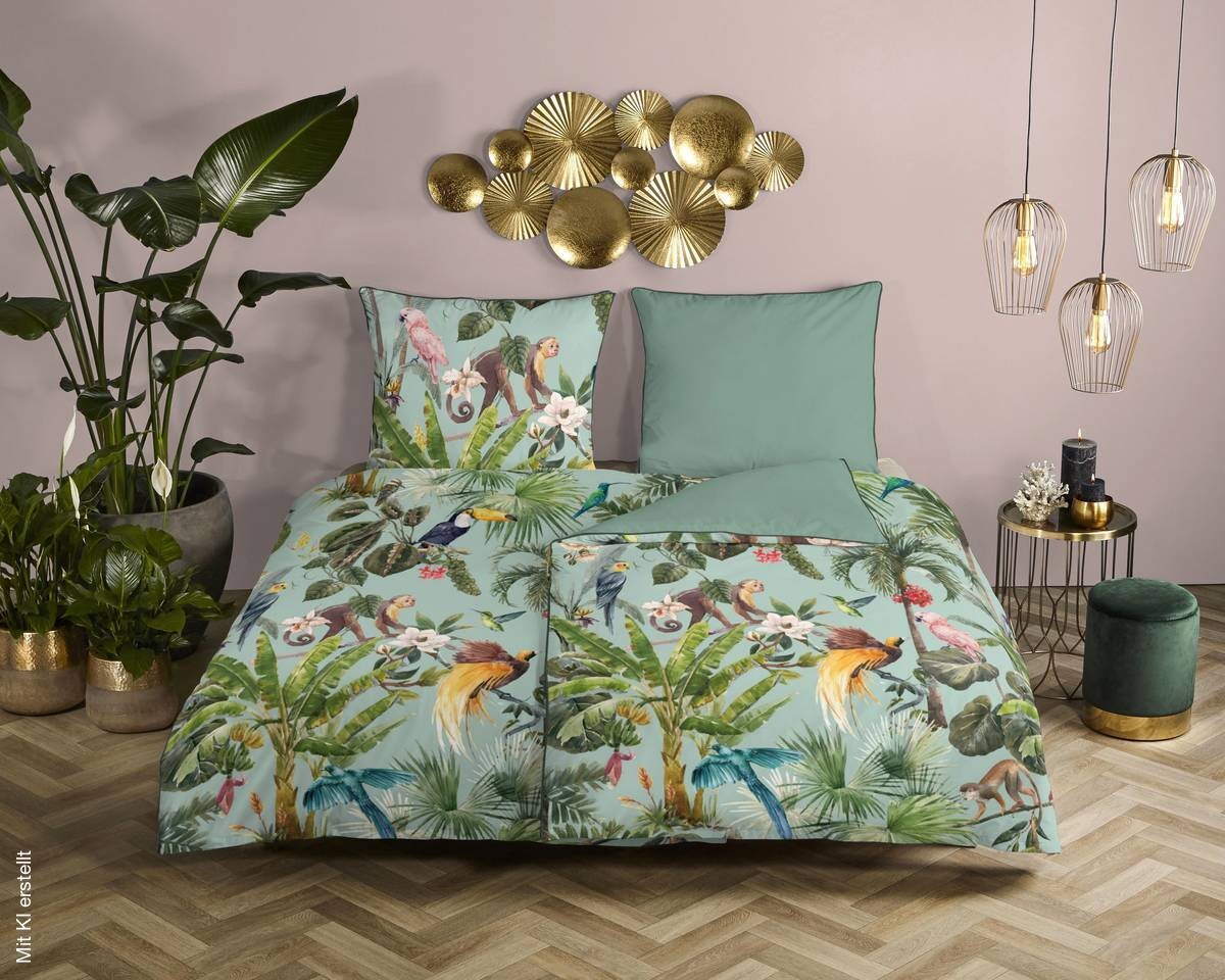 Baumwoll Bettwäsche Igandi Satin