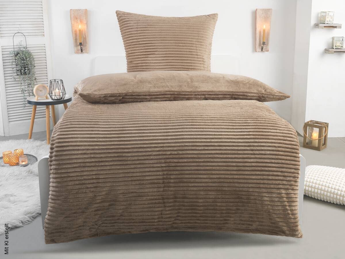 Microfaser Bettwäsche Cashmere touch