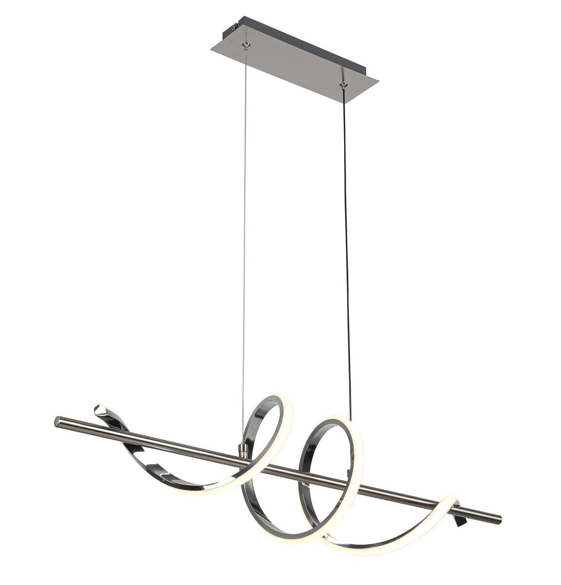 Nolo LED-Pendelleuchte Serpente B/H/T: ca. 80x120x22 cm