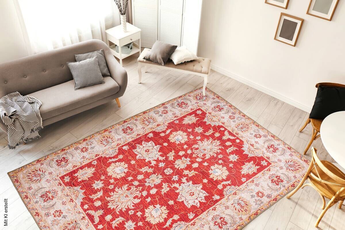 360Living Teppich Faye rot B/L: ca. 150x230 cm