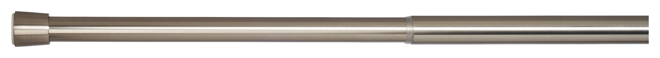 Spannstange stretch Edelstahloptik Metall D: ca. 2,6 cm ausziehbar von ca. 65 bis 100 cm 1 Läufe