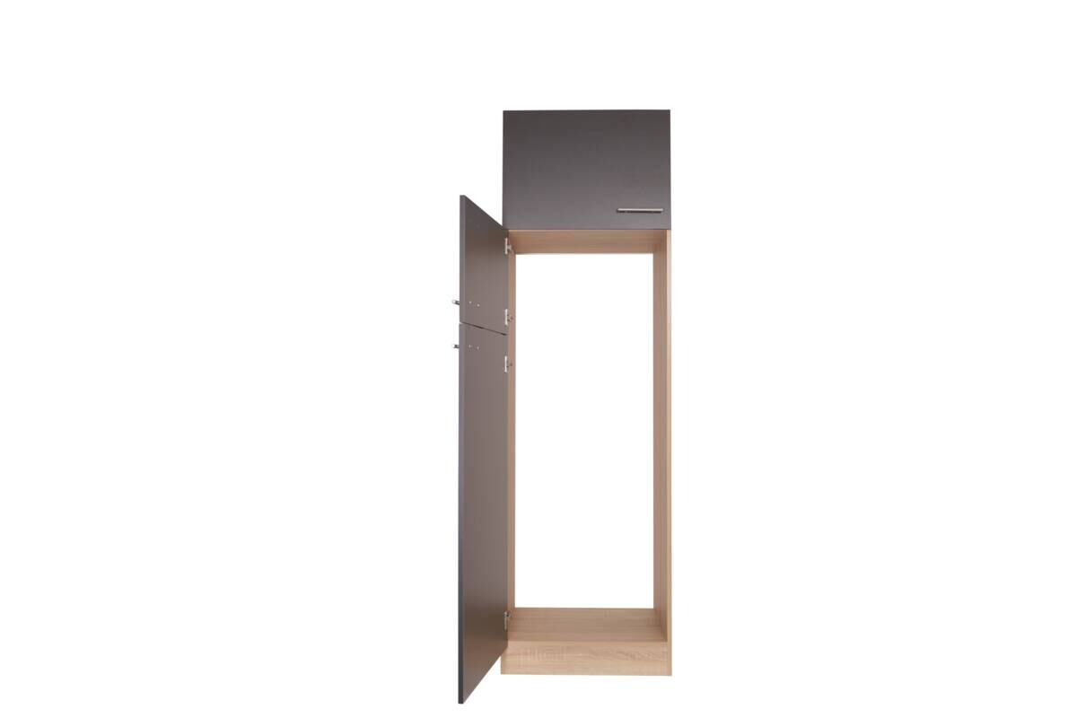 Kühlumbauschrank Merle grau B/H/T: ca. 60x200x60 cm