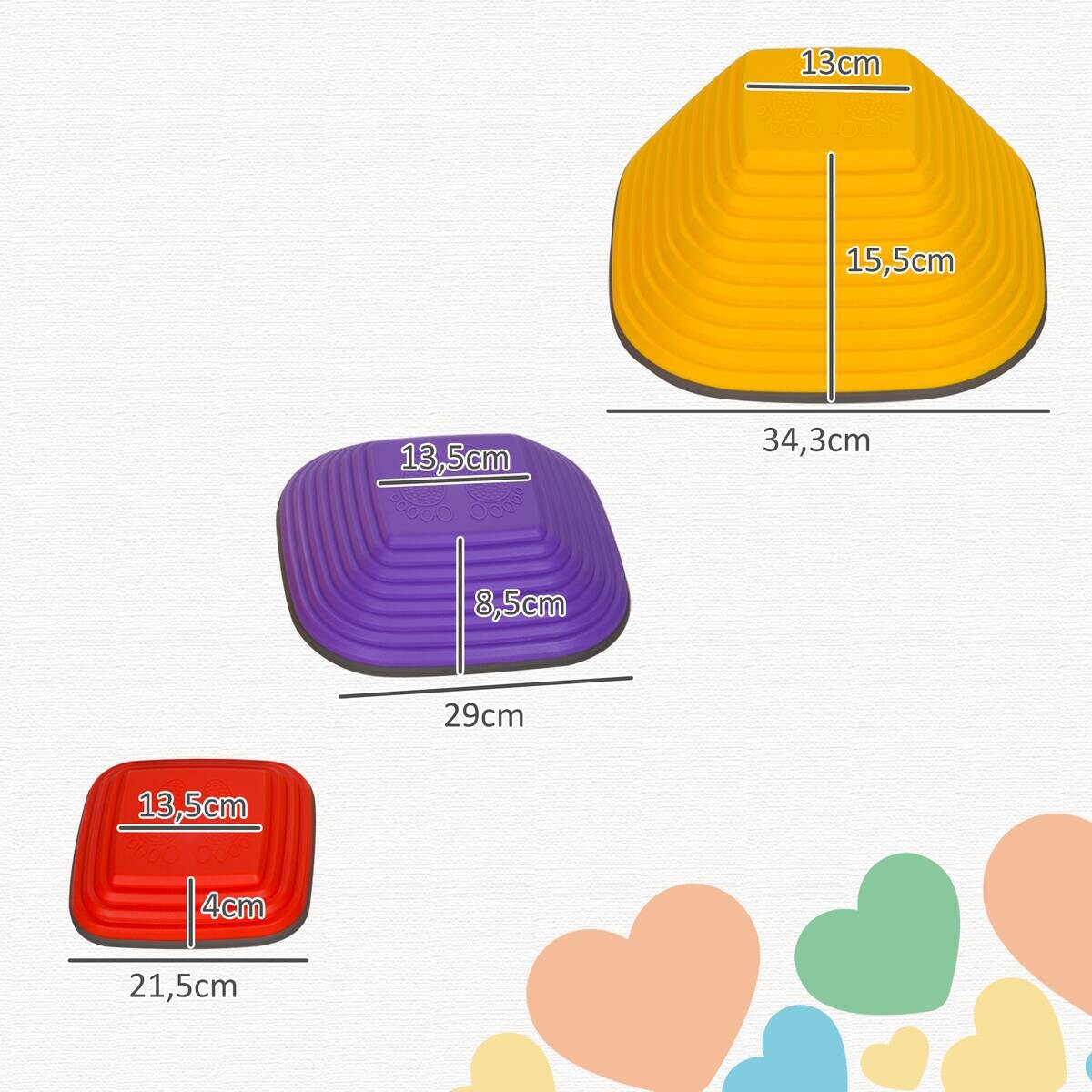 AIYAPLAY Flusssteine B/H/L: ca. 34,3x5,5x34,3 cm