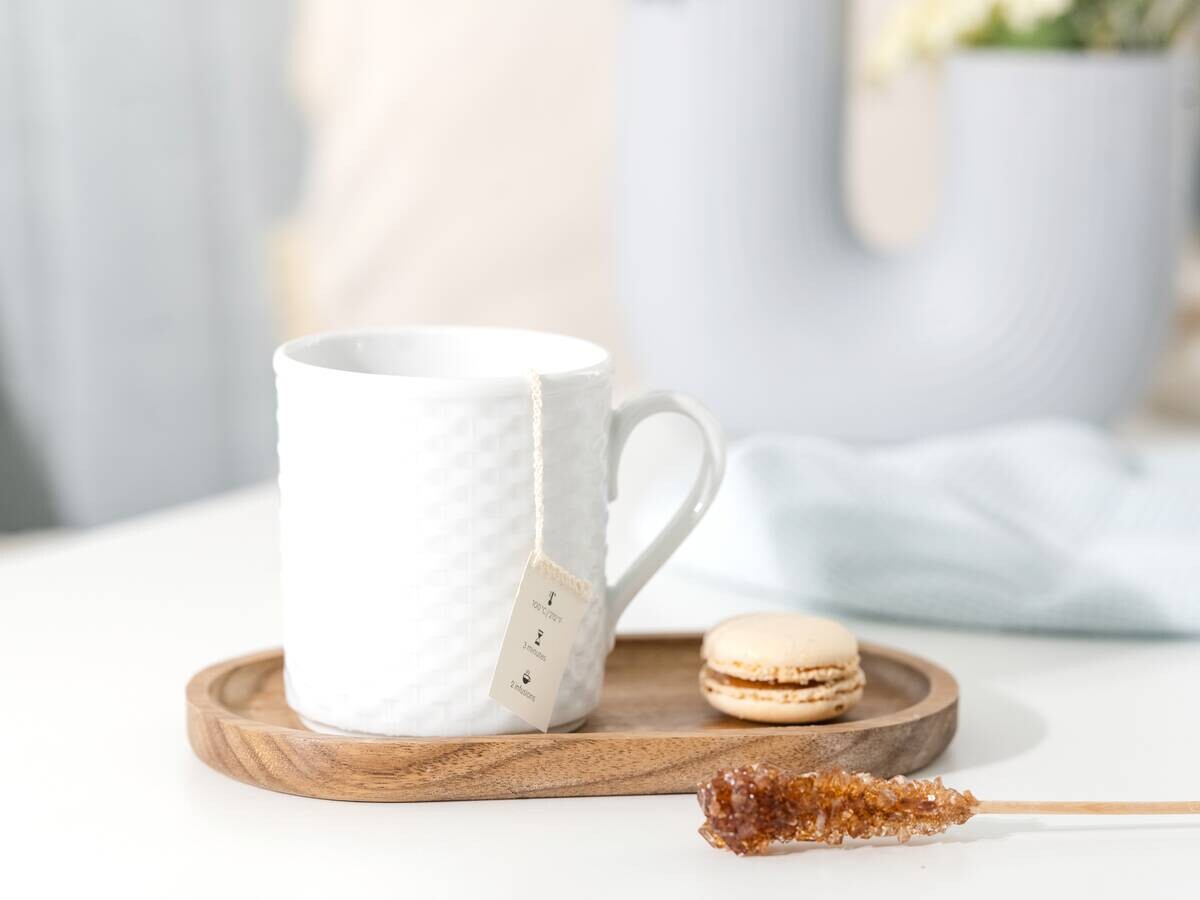 CreaTable Kaffeebecher Polo weiß Porzellan 6 tlg.