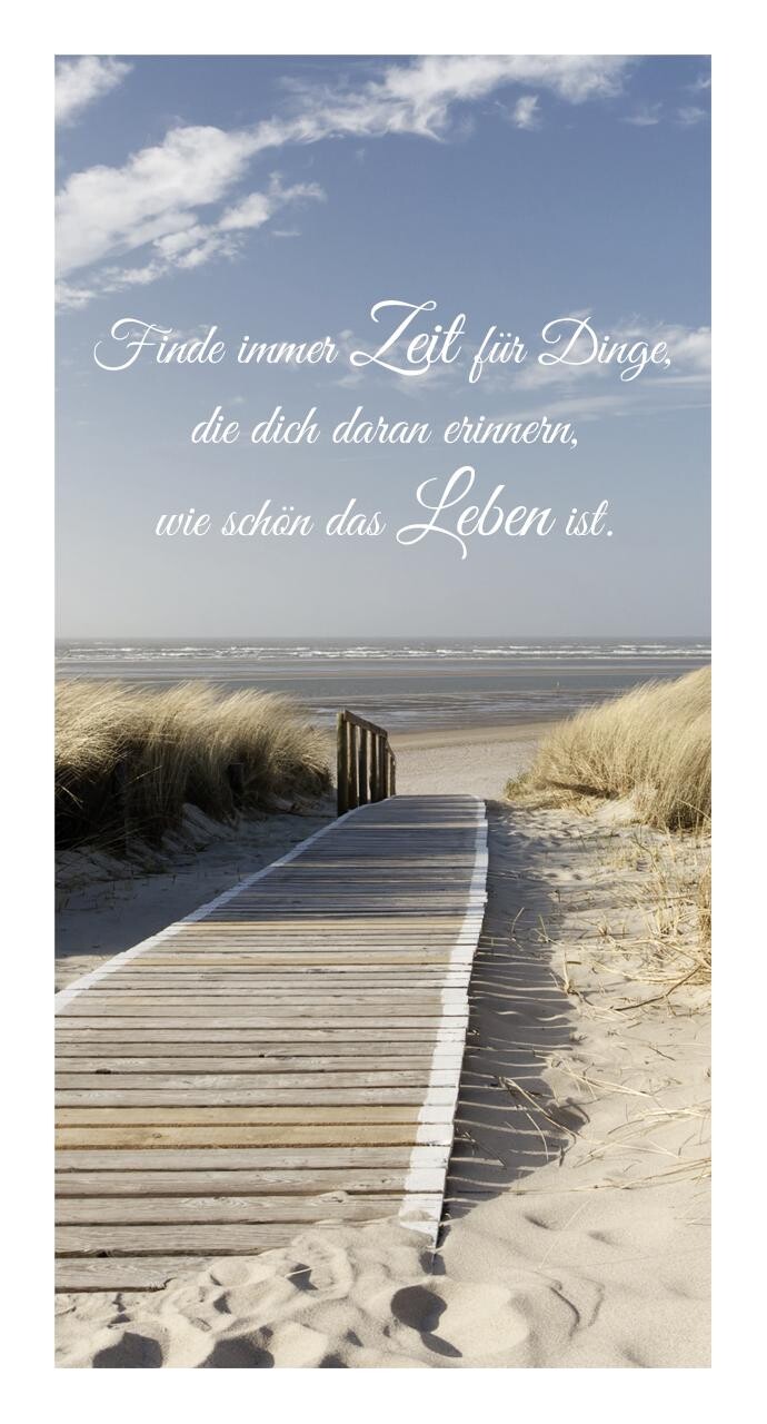 Bönninghoff Keilrahmenbild Spruch B/L: ca. 20x40 cm