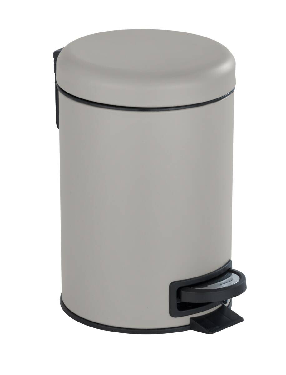 Kosmetikeimer taupe Edelstahl ca. 3 l