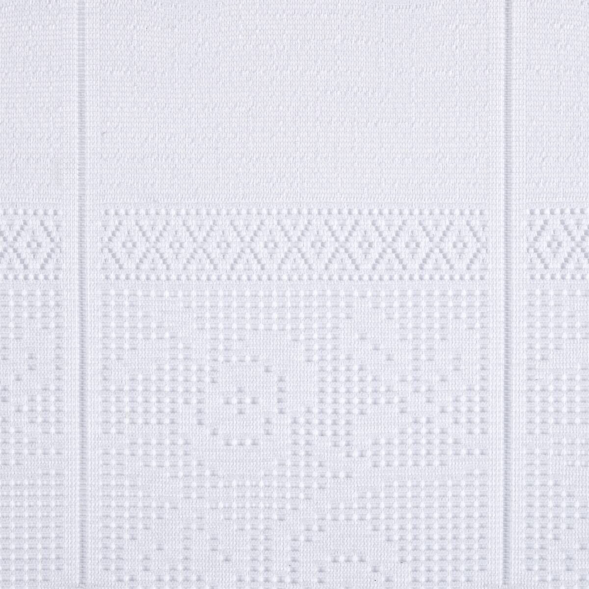 Scheibengardinen-Meterware weiß 100% Polyester H: ca. 30 cm