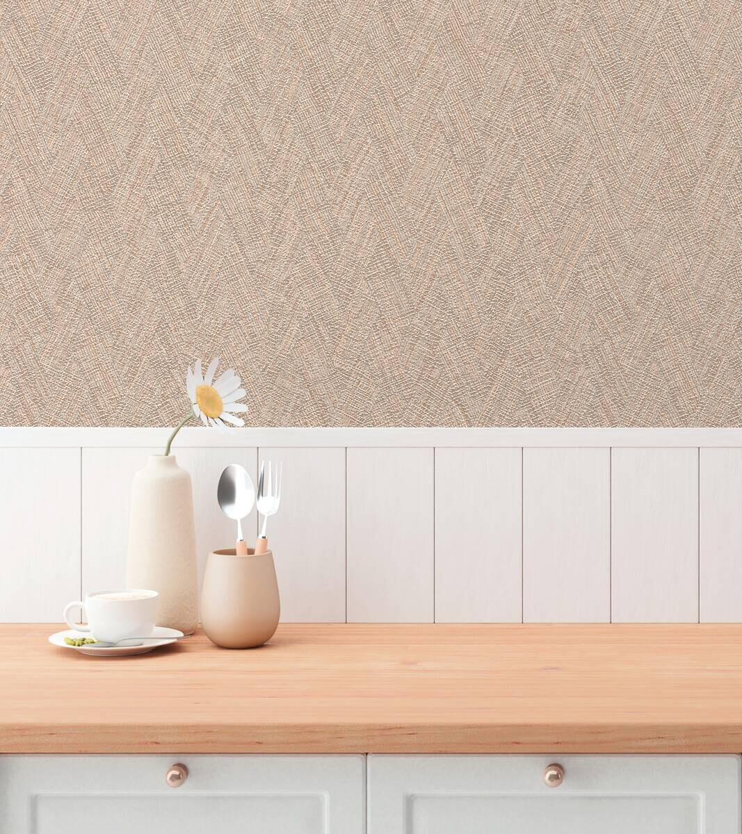 A.S.Creation Vliestapete braun orange B/H/D: ca. 53x1005x8,5 cm