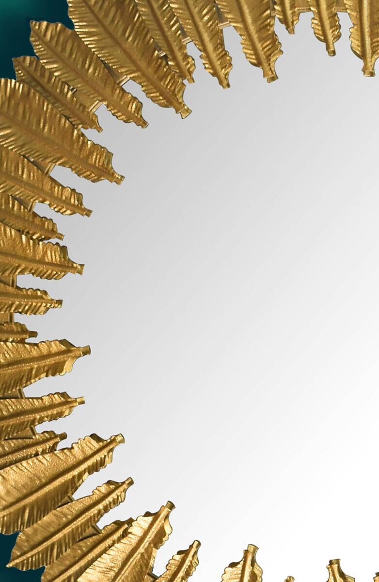 Wohnling Wandspiegel gold Metall T/D: ca. 3x68 cm