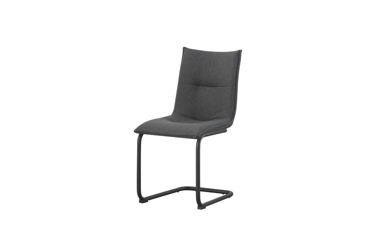 Schwingstuhl SONJA, 2er Set anthrazit Webstoff B/H/T: ca. 46x89x57 cm