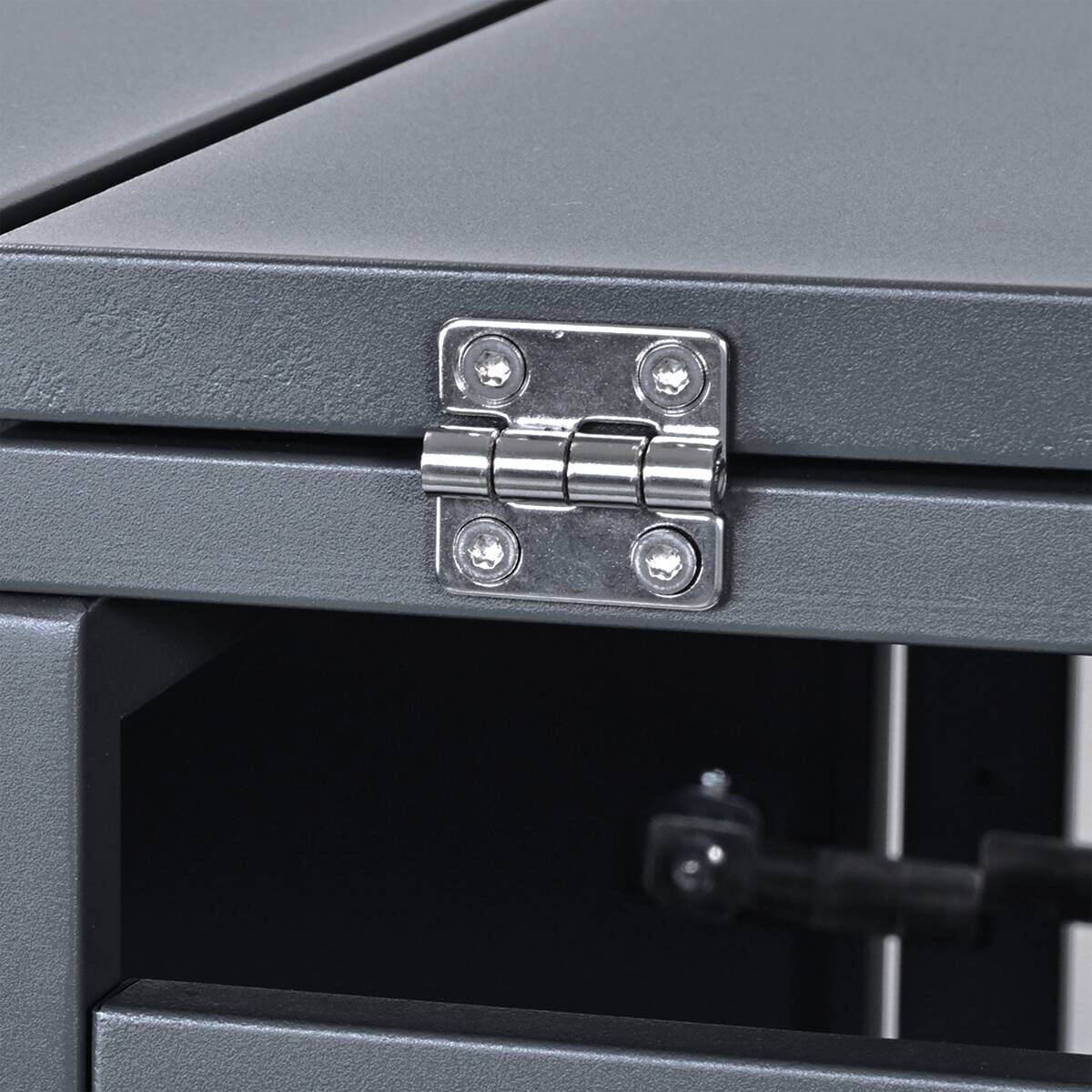 Westmann Mülltonnenbox Status anthrazit B/H/L: ca. 330x116x80 cm