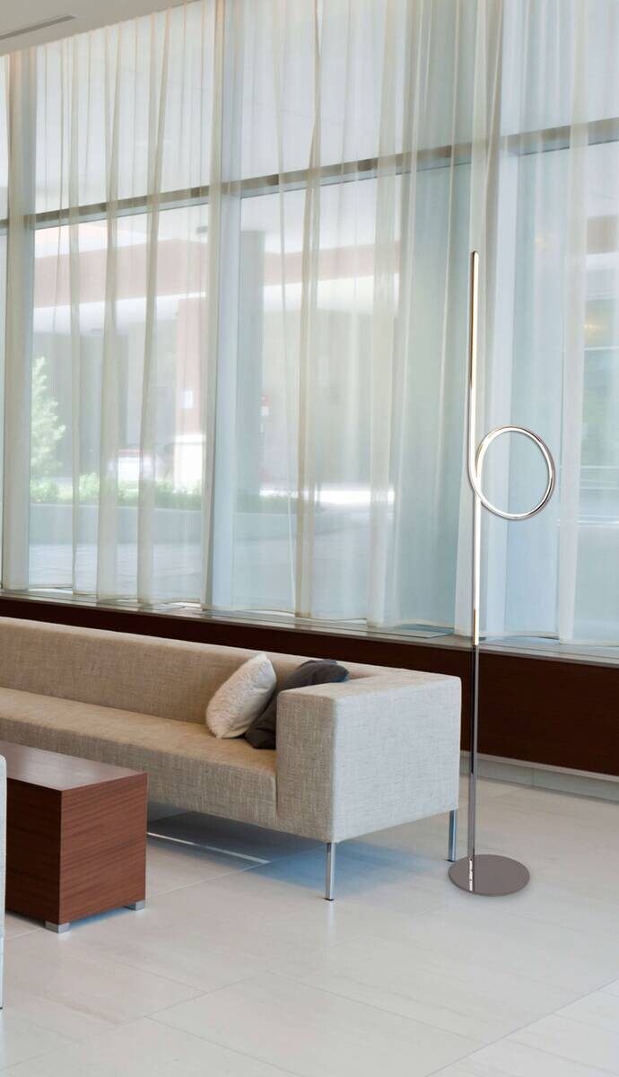 Näve Leuchten LED-Leuchten 2053442 Chrom Metall Kunststoff B/H/T: ca. 23x171x23 cm 1 Brennstellen