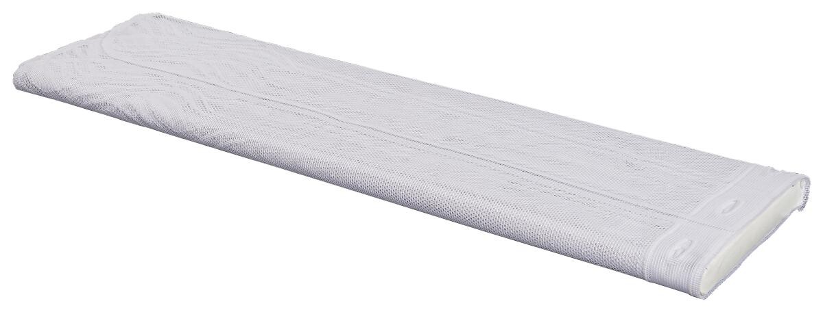 Scheibengardinen-Meterware weiß 100% Polyester H: ca. 60 cm