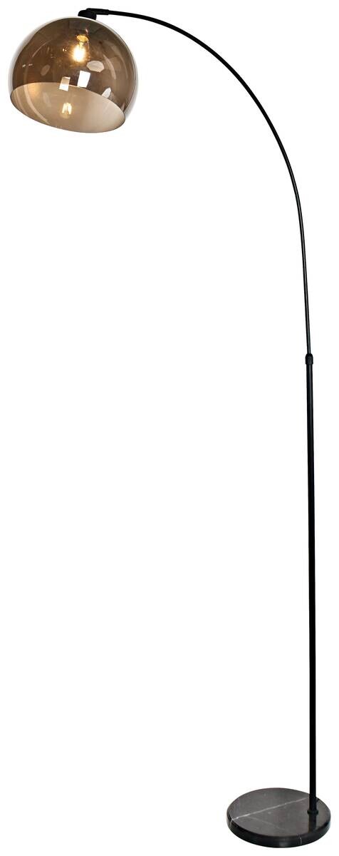 POCOline Stehlampe Olga schwarz Metall B/H/L: ca. 86x175x25 cm E27 1 Brennstellen