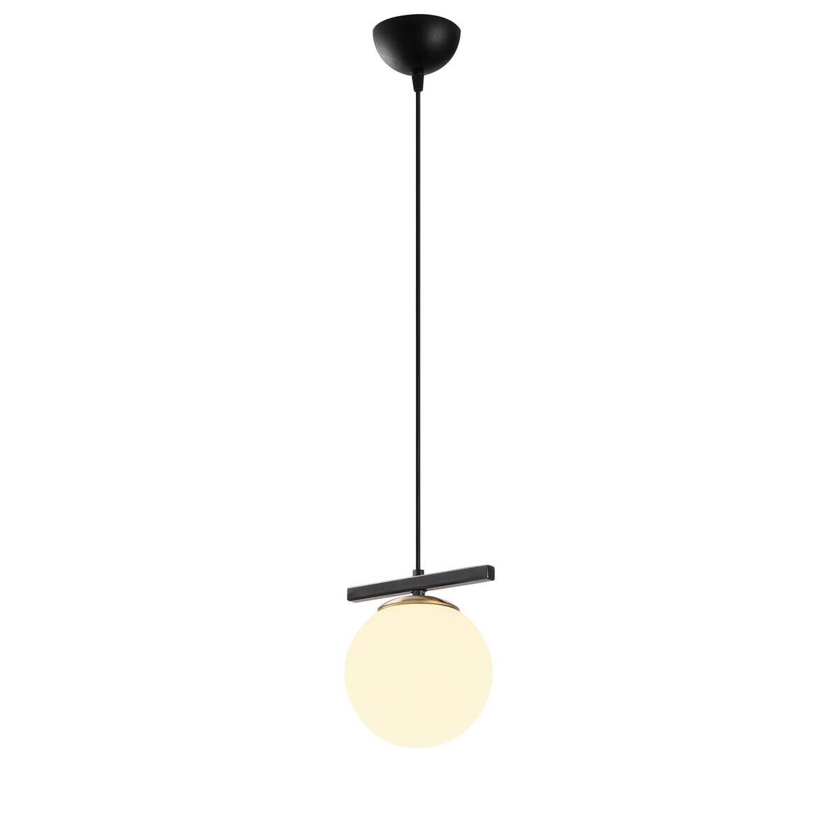 Opviq Pendelleuchte Uzum weiß schwarz Metall B/H/T/L/D: ca. 15x124x15x17x15 cm E27 1 Brennstellen