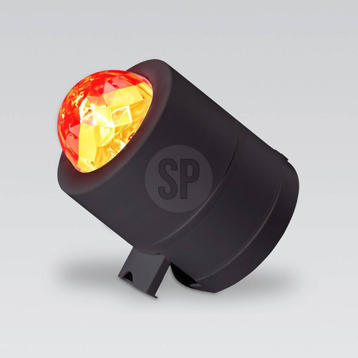 LED-Tischleuchte schwarz Kunststoff H/D: ca. 13x9 cm